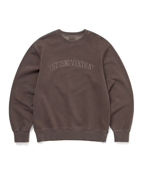 THISISNEVERTHAT THISISNEVERTHAT Arch-Logo Crewneck Dark Chocolate