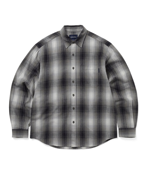 THISISNEVERTHAT THISISNEVERTHAT Nep Shadow Check Shirt Navy