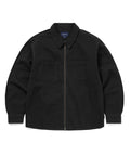 THISISNEVERTHAT THISISNEVERTHAT Washed Denim Zip Shirt Black