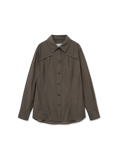 MATIN KIM MATIN KIM Shirt with Pocket Detail