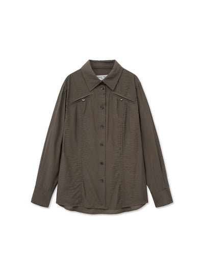 MATIN KIM Shirt with Pocket Detail