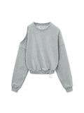 MATIN KIM MATIN KIM Sweatshirt with Shoulder Hole