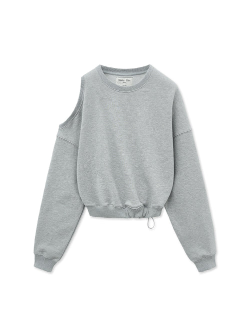 MATIN KIM MATIN KIM Sweatshirt with Shoulder Hole