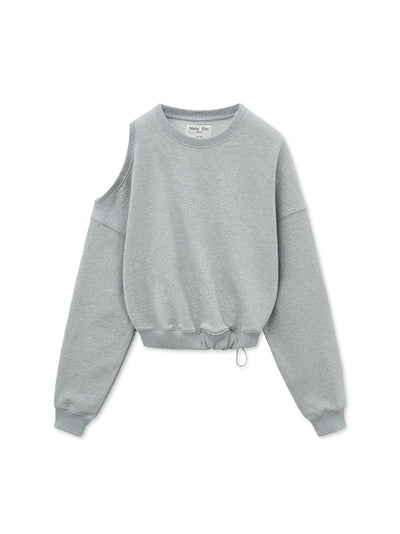 MATIN KIM Sweatshirt with Shoulder Hole