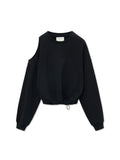 MATIN KIM MATIN KIM Sweatshirt with Shoulder Hole