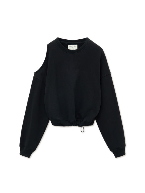 MATIN KIM MATIN KIM Sweatshirt with Shoulder Hole