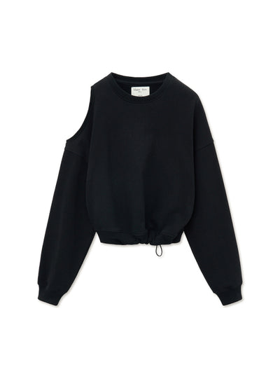 MATIN KIM Sweatshirt with Shoulder Hole
