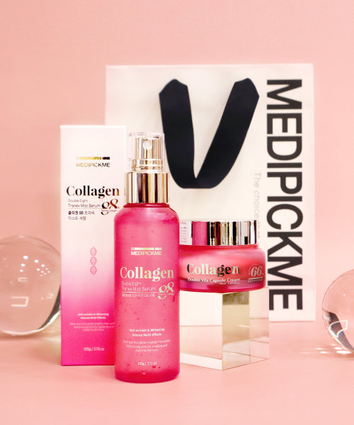 MEDIPICKME [SET] Collagen double elasticity care 2-piece gift set (105g mist serum + 50ml cream)