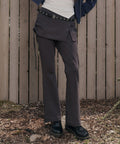 MIXXO MIXXO Layered Semi-Boot Cut Pants C