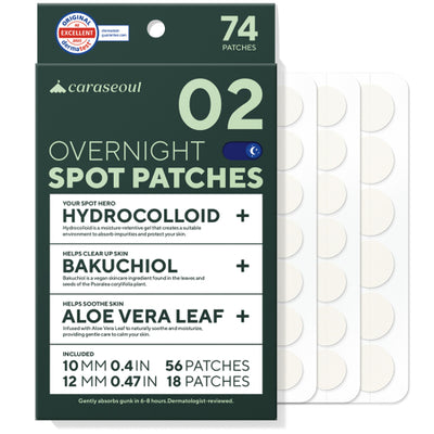 CARASEOUL Acne Overnight Care Spot Patch 74 sheets