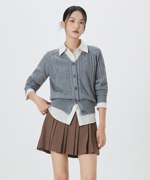 MIXXO MIXXO Cardigan Modified cable