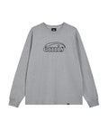 EMIS EMIS T-Shirt Long Sleeve Chain Stitch - Melange Gray