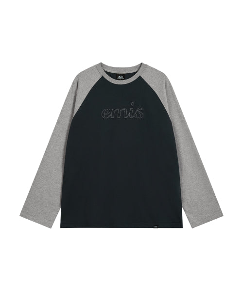 EMIS EMIS T-Shirt Long Sleeve Raglan - Navy