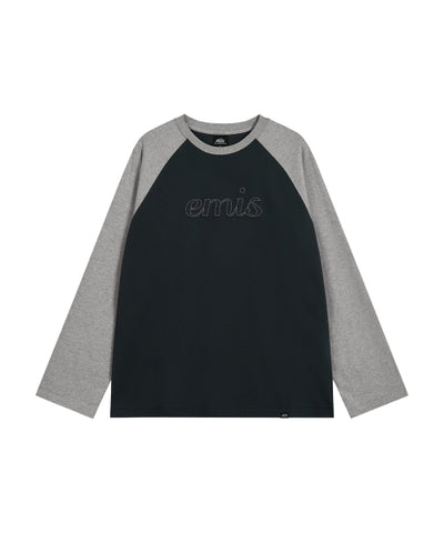 EMIS T-Shirt Long Sleeve Raglan - Navy