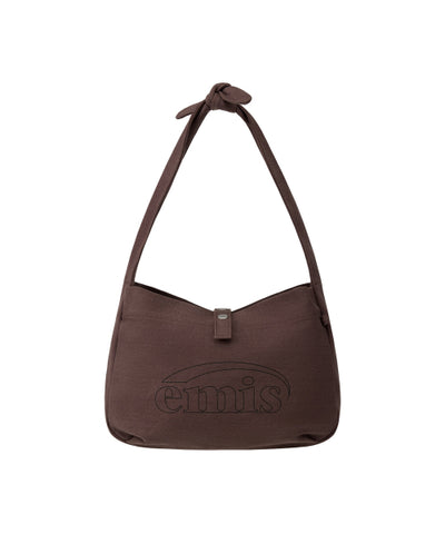 EMIS Vintage Cotton Tote Bag - Brown