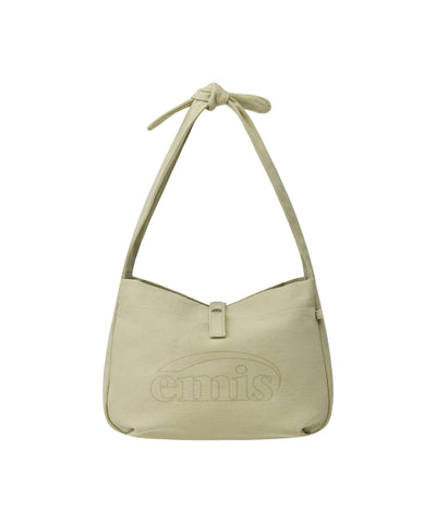 EMIS Vintage Cotton Tote Bag - Beige