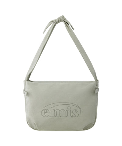 EMIS Vintage Cotton Crossbody Bag - Ash Beige