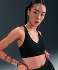 NIKE NIKE Medium Support Sports Bra - Black:Anthracite:Dark Smoke Gray
