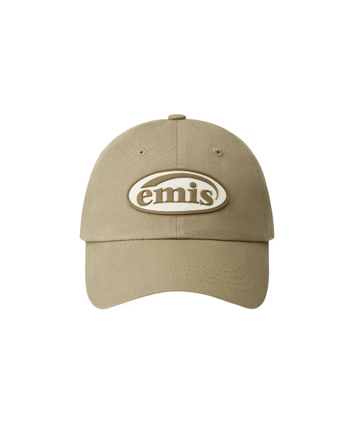 EMIS EMIS RUBBER PATCH BALL CAP - BEIGE