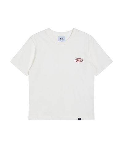 (W) RUBBER PATCH T-SHIRT-WHITE