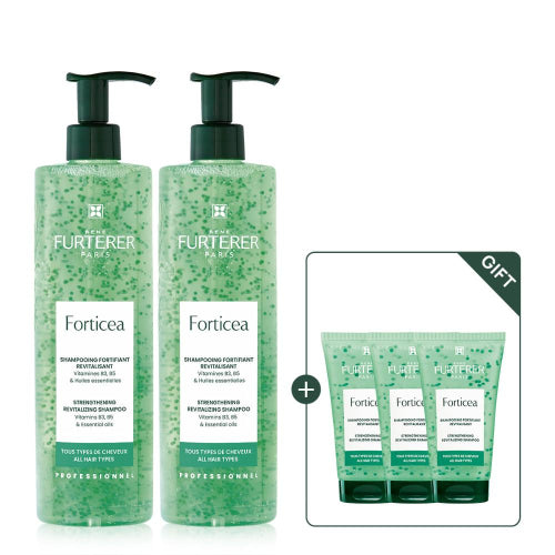RENE FURTERER SET) Porticia Super Volume Shampoo 600ml Duo (+3 free 50ml)