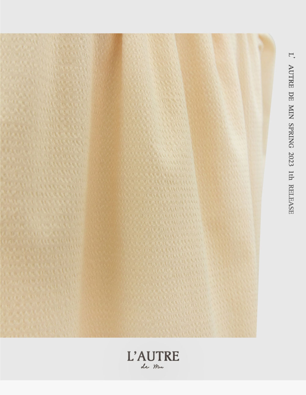 L'AUTRE DE MIN [Add color] Lautre Jane Puff Butter Blouse