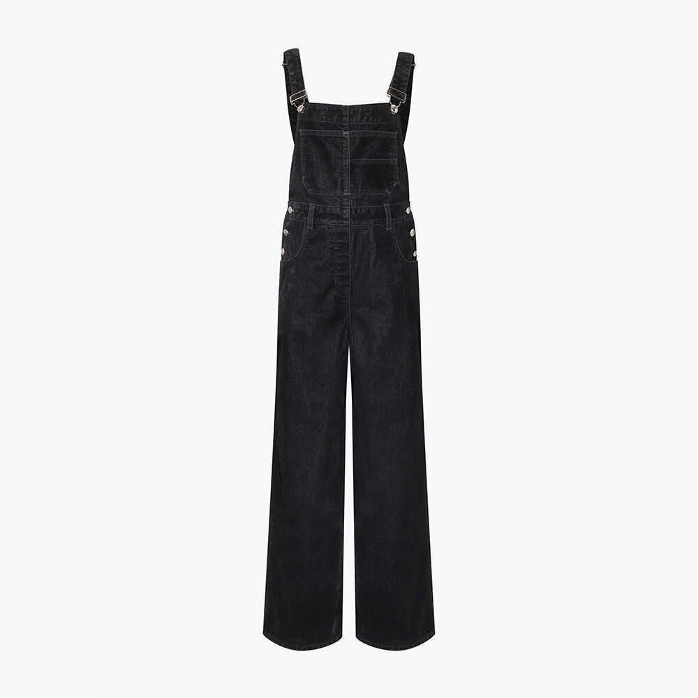 E.B.M (Edition by Michaa) E.B.M Velvet Denim Jumpsuit Women