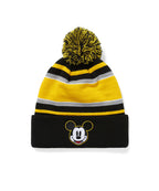 THISISNEVERTHAT THISISNEVERTHAT TNT_Mickey_Pom Beanie Black/Yellow