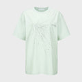 YCH ART WORK PRINTING T-SHIRT MINT (W24TS11151MT)