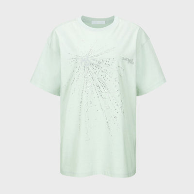 ART WORK PRINTING T-SHIRT MINT (W24TS11151MT)