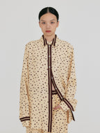 EENK ZIAN Contrast Shirts - Beige