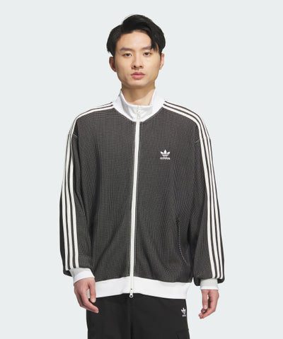 ADIDAS Knitwear Track Top - Black