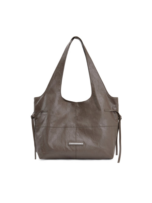 MATIN KIM MATIN KIM Big Shoulder Bag with Side String Detail