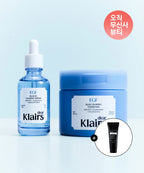 KLAIRS [Calming Cream 20g Free] EGF Blue Calming Toner Pad + EGF Blue AC Calming Serum