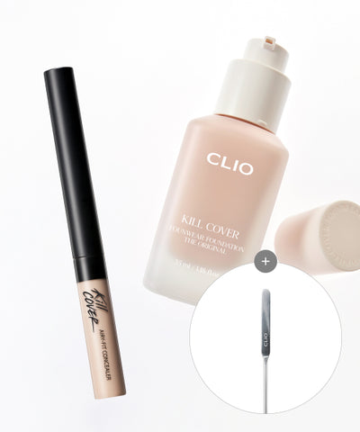 CLIO Kill Cover Founwear Foundation Dioriginal + Airy Fit Concealer Set