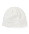THISISNEVERTHAT THISISNEVERTHAT Debossed That No Cuff Beanie Off White