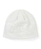 THISISNEVERTHAT THISISNEVERTHAT Debossed That No Cuff Beanie Off White
