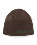THISISNEVERTHAT THISISNEVERTHAT SP-Logo No Cuff Beanie Brown