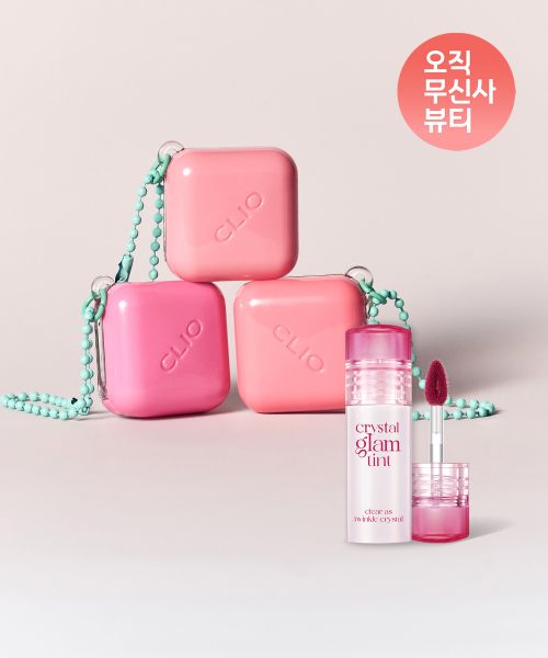 clio [Mini SET] Clio Essential Lip Cheek Tap Mini + Crystal Glam Tint