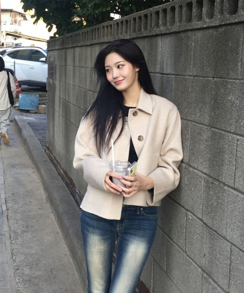 MIXXO MIXXO Jacket Handmade Stand Collar