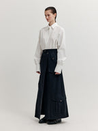 EENK EENK XEBBY Maxi Wrap Skirt - Black