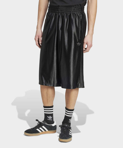ADIDAS Firebird metallic midi short pants - Black