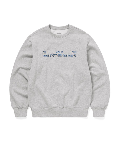 THISISNEVERTHAT THISISNEVERTHAT NEW VISION 2010 Crewneck Heather Grey