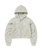 THISISNEVERTHAT THISISNEVERTHAT Hoodie Zip Up Floral Ivory