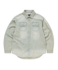 THISISNEVERTHAT THISISNEVERTHAT Hickory Denim Shirt Washed Blue