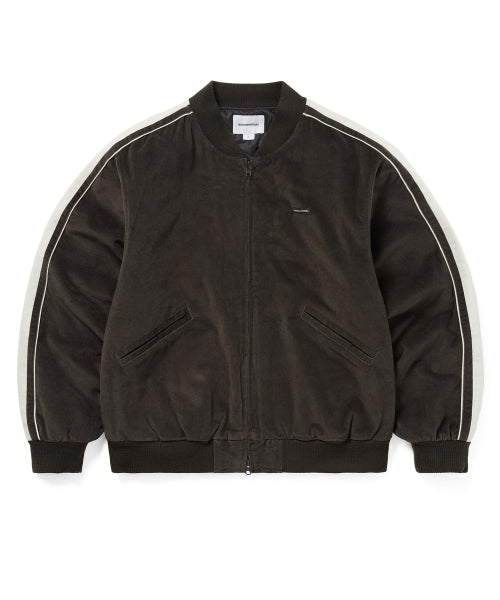 THISISNEVERTHAT THISISNEVERTHAT Velvet Track Jacket Brown