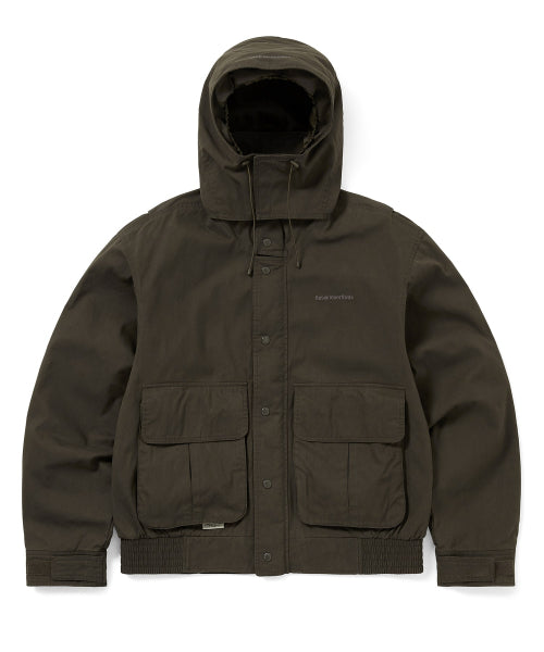 THISISNEVERTHAT THISISNEVERTHAT Waxed Field Jacket Olive
