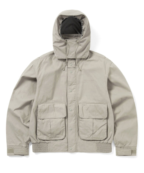 THISISNEVERTHAT THISISNEVERTHAT Waxed Field Jacket Stone
