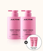 JULYME Damage Care Perfume Shampoo/Treatment 500ml 2-piece set [Sunset Freesia Shampoo & Treatment 30ml free]