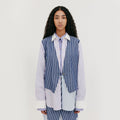 EENK Vest Layered Shirt - Lavender Multi